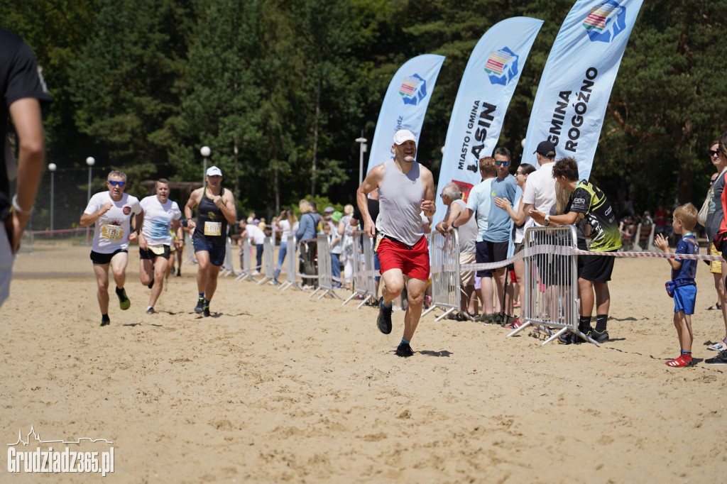 X Bieg 3 Plaż w Rudniku koło Grudziądza - zdjęcia na mecie