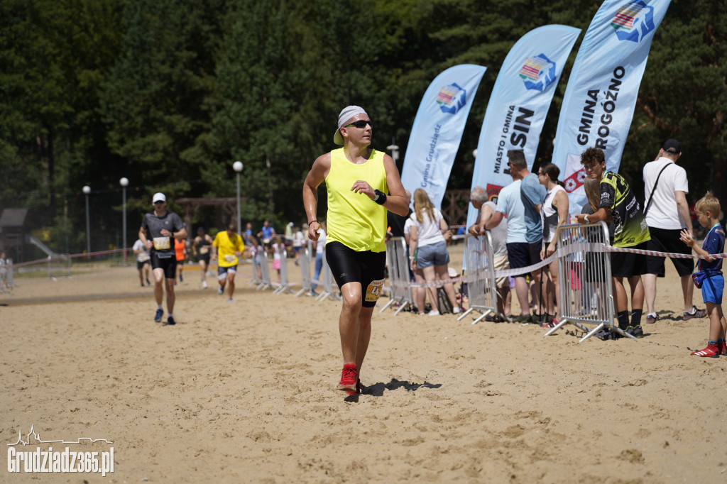X Bieg 3 Plaż w Rudniku koło Grudziądza - zdjęcia na mecie