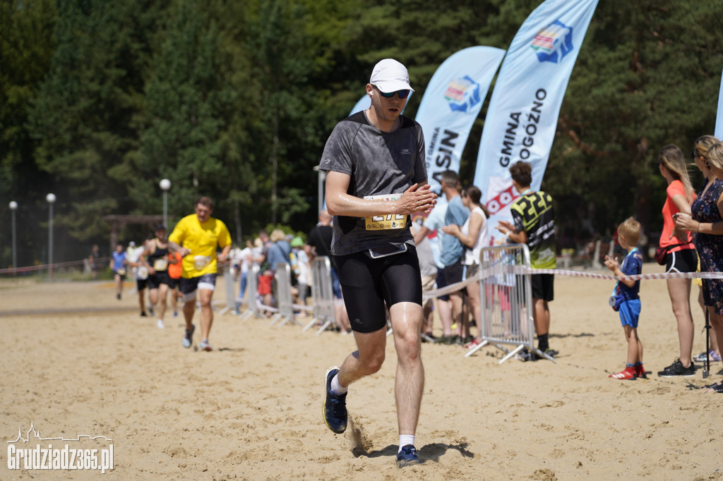 X Bieg 3 Plaż w Rudniku koło Grudziądza - zdjęcia na mecie