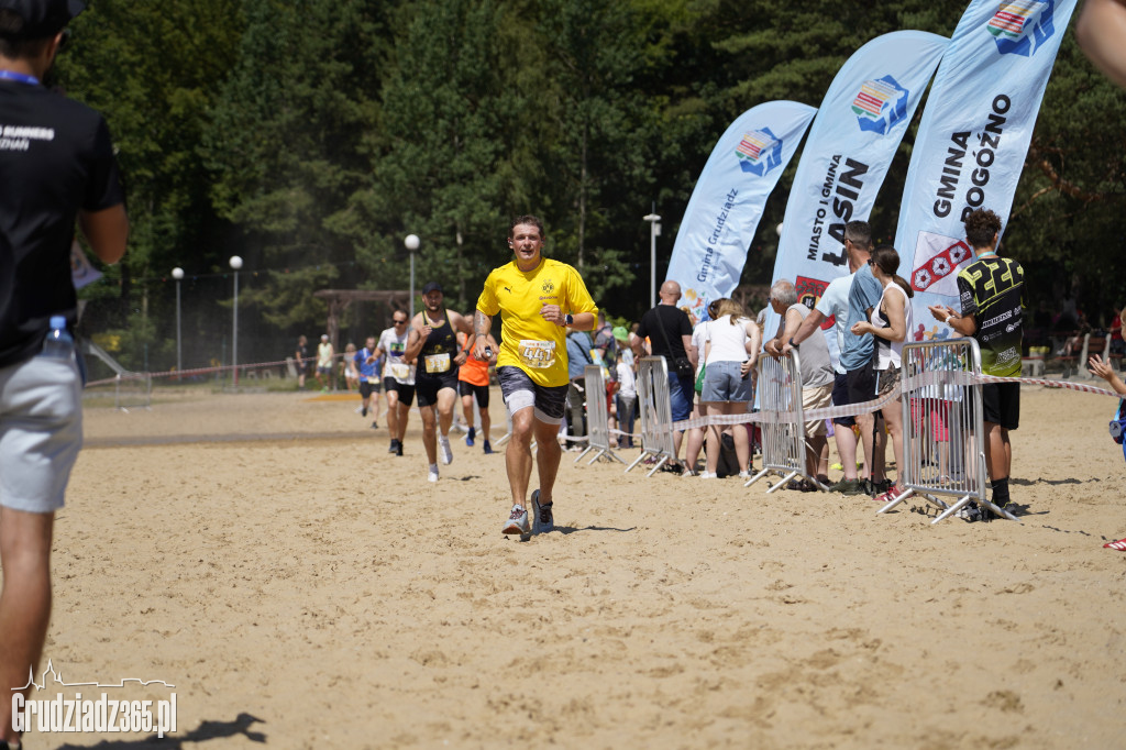 X Bieg 3 Plaż w Rudniku koło Grudziądza - zdjęcia na mecie