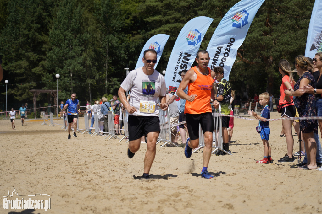 X Bieg 3 Plaż w Rudniku koło Grudziądza - zdjęcia na mecie