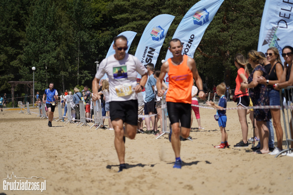 X Bieg 3 Plaż w Rudniku koło Grudziądza - zdjęcia na mecie