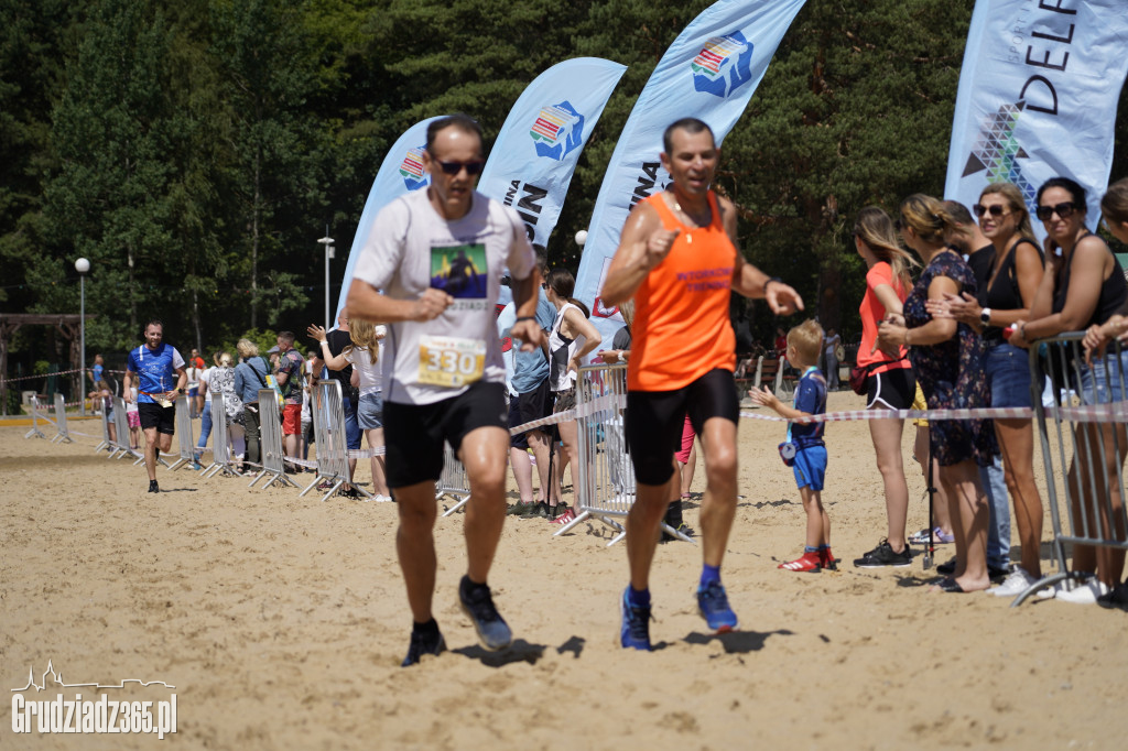 X Bieg 3 Plaż w Rudniku koło Grudziądza - zdjęcia na mecie