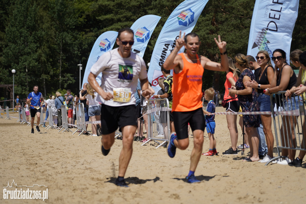 X Bieg 3 Plaż w Rudniku koło Grudziądza - zdjęcia na mecie