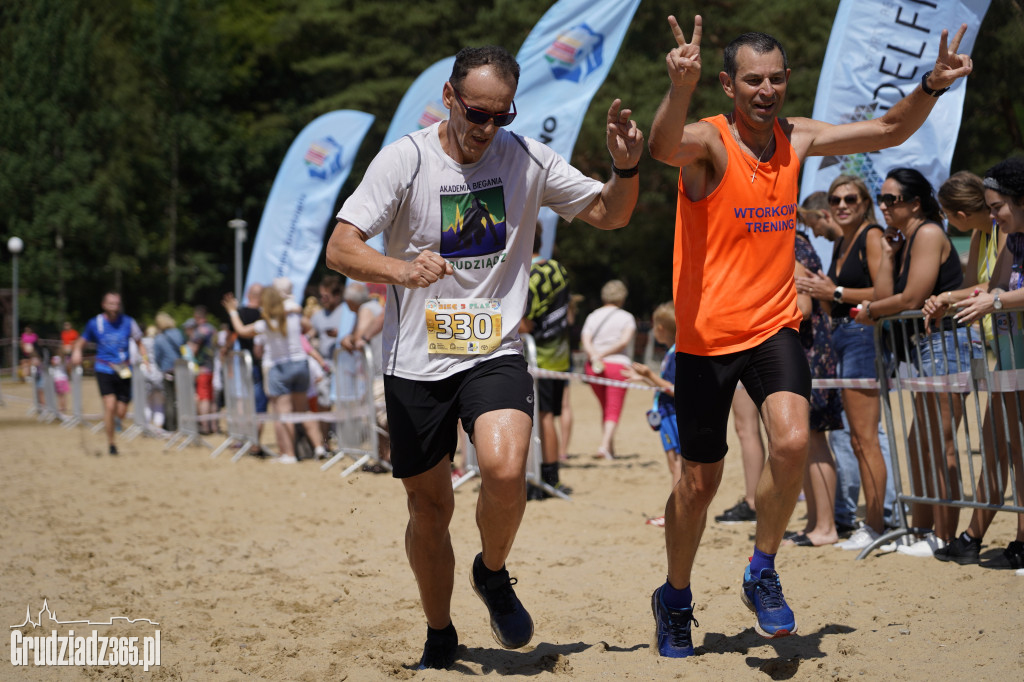 X Bieg 3 Plaż w Rudniku koło Grudziądza - zdjęcia na mecie