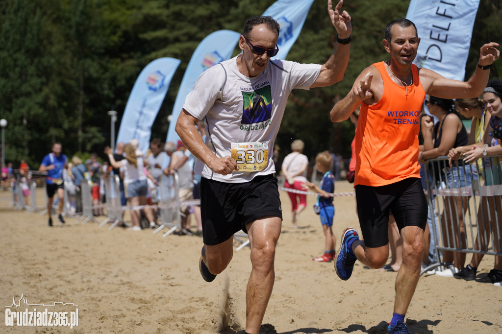 X Bieg 3 Plaż w Rudniku koło Grudziądza - zdjęcia na mecie
