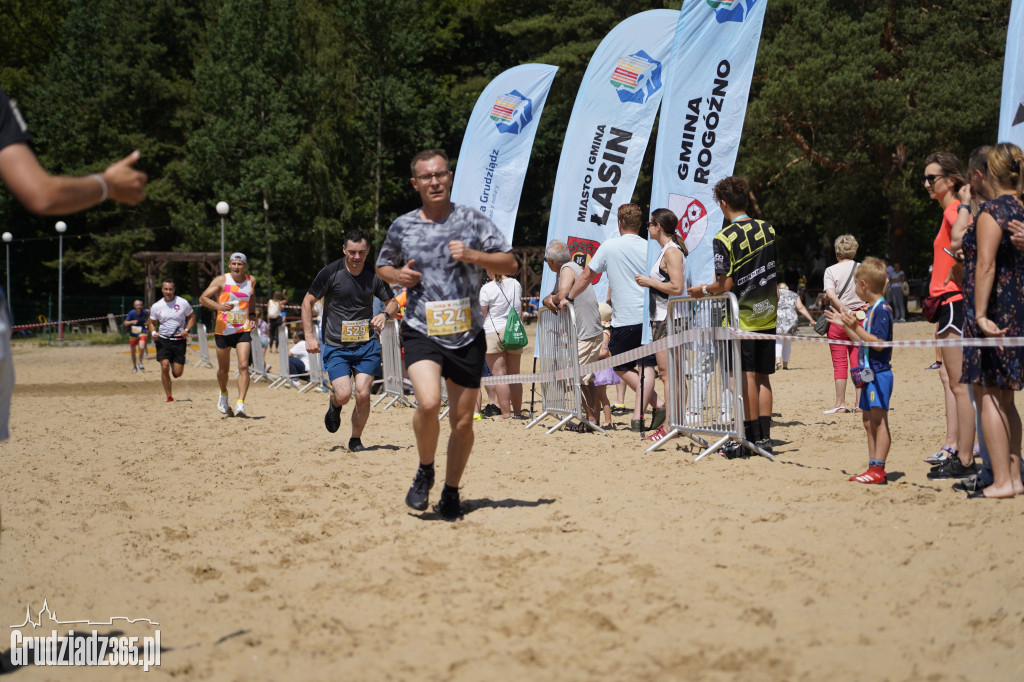 X Bieg 3 Plaż w Rudniku koło Grudziądza - zdjęcia na mecie