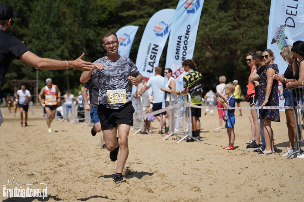 X Bieg 3 Plaż w Rudniku koło Grudziądza - zdjęcia na mecie