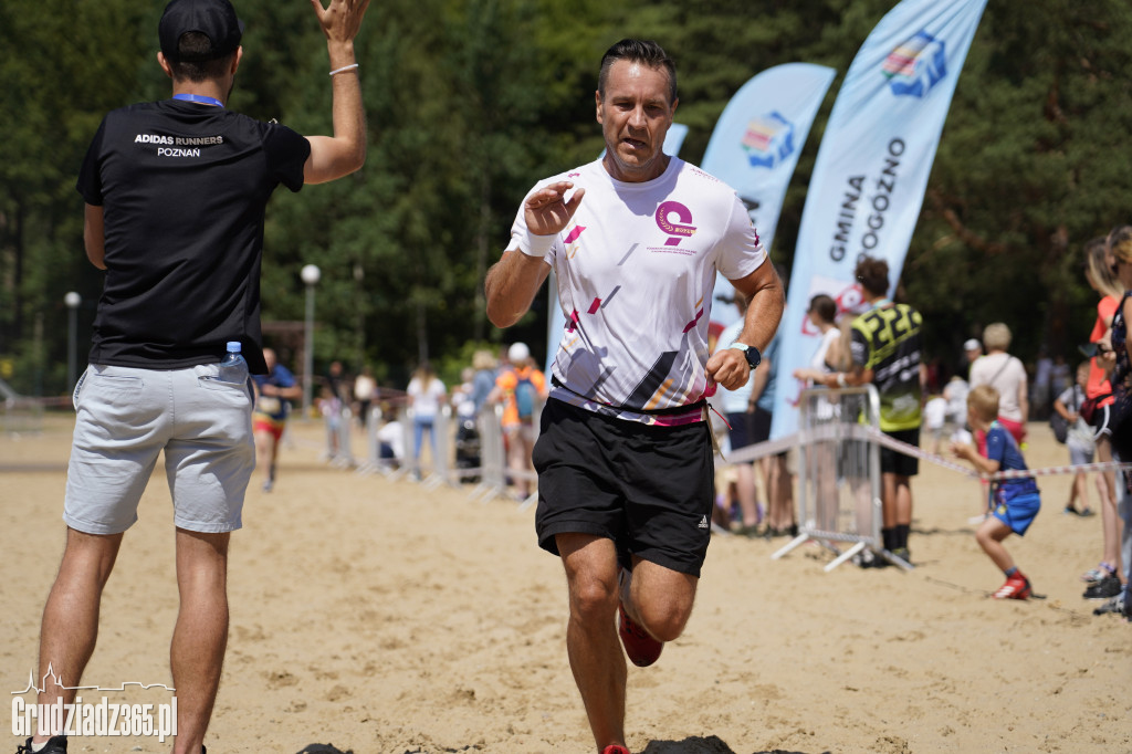 X Bieg 3 Plaż w Rudniku koło Grudziądza - zdjęcia na mecie