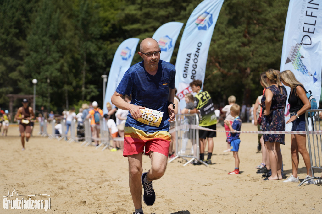 X Bieg 3 Plaż w Rudniku koło Grudziądza - zdjęcia na mecie