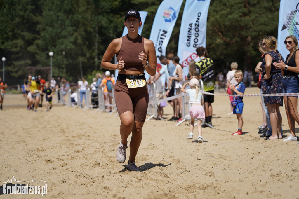 X Bieg 3 Plaż w Rudniku koło Grudziądza - zdjęcia na mecie