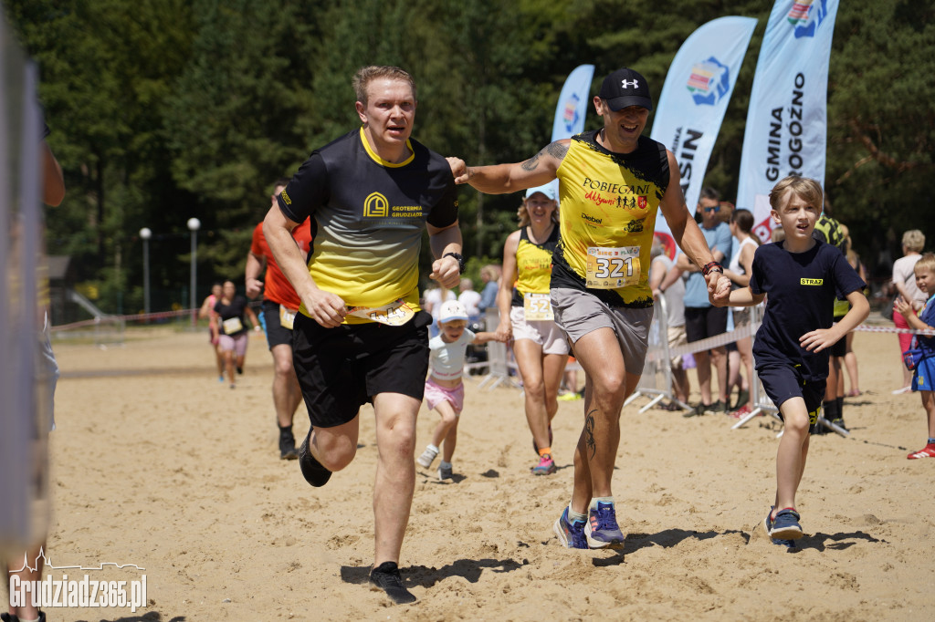 X Bieg 3 Plaż w Rudniku koło Grudziądza - zdjęcia na mecie