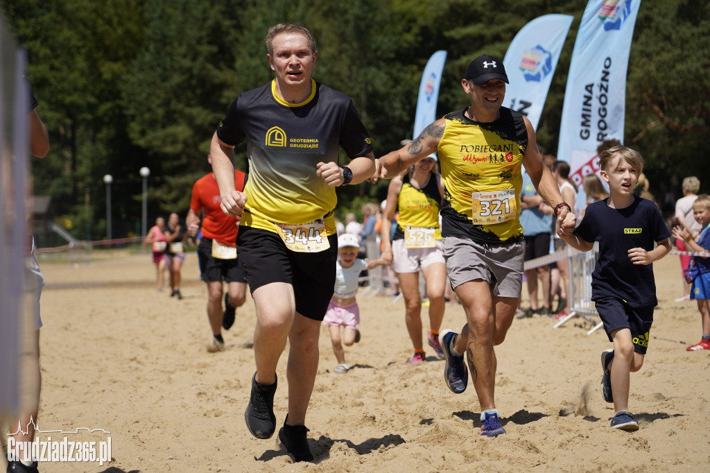 X Bieg 3 Plaż w Rudniku koło Grudziądza - zdjęcia na mecie