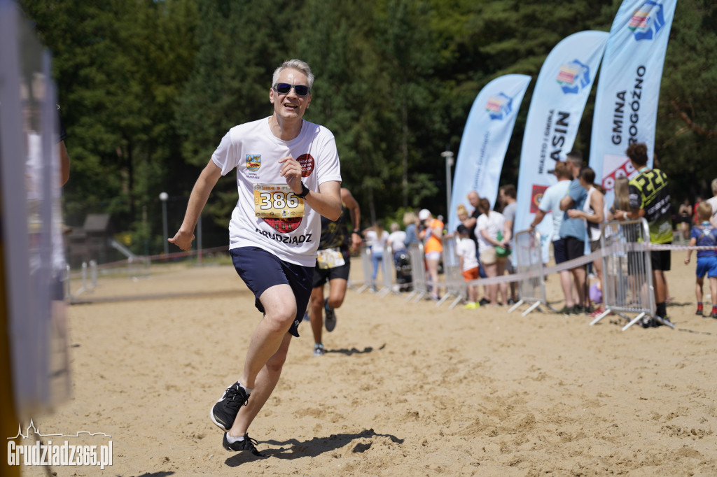 X Bieg 3 Plaż w Rudniku koło Grudziądza - zdjęcia na mecie
