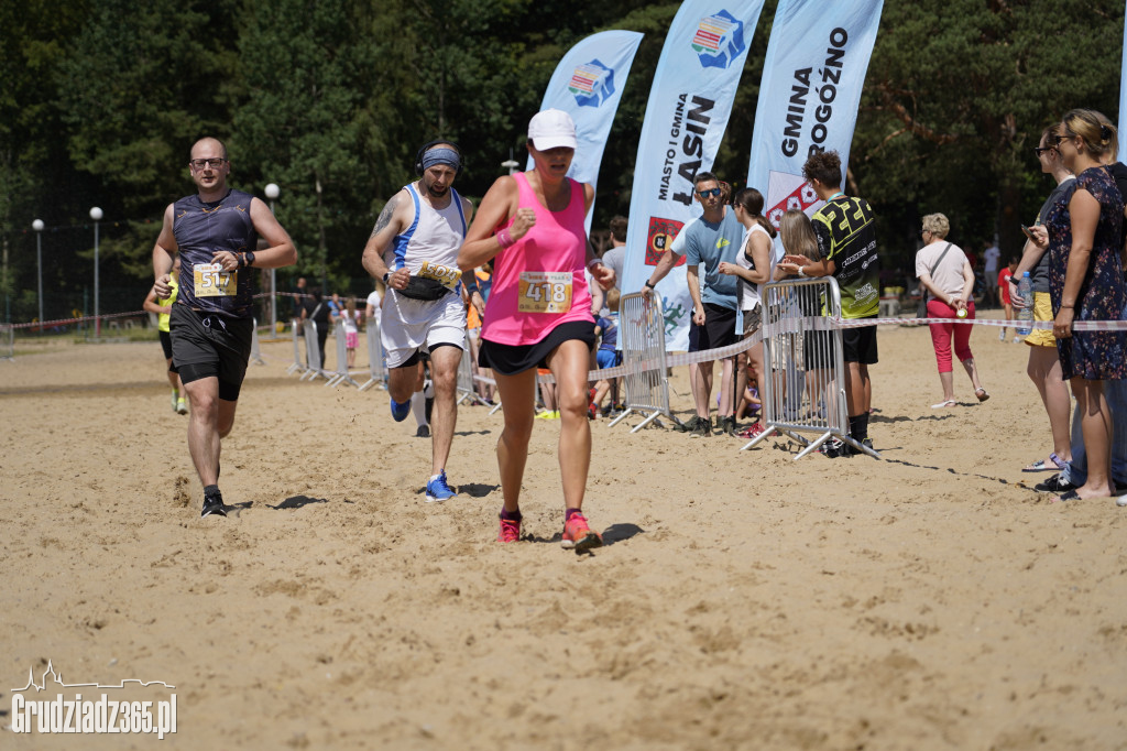 X Bieg 3 Plaż w Rudniku koło Grudziądza - zdjęcia na mecie