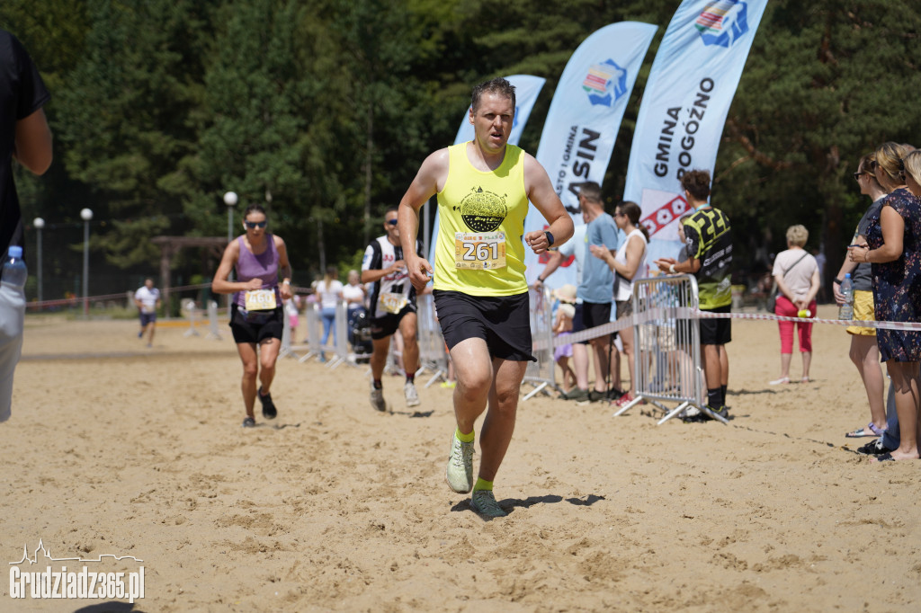 X Bieg 3 Plaż w Rudniku koło Grudziądza - zdjęcia na mecie