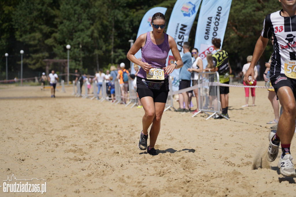 X Bieg 3 Plaż w Rudniku koło Grudziądza - zdjęcia na mecie