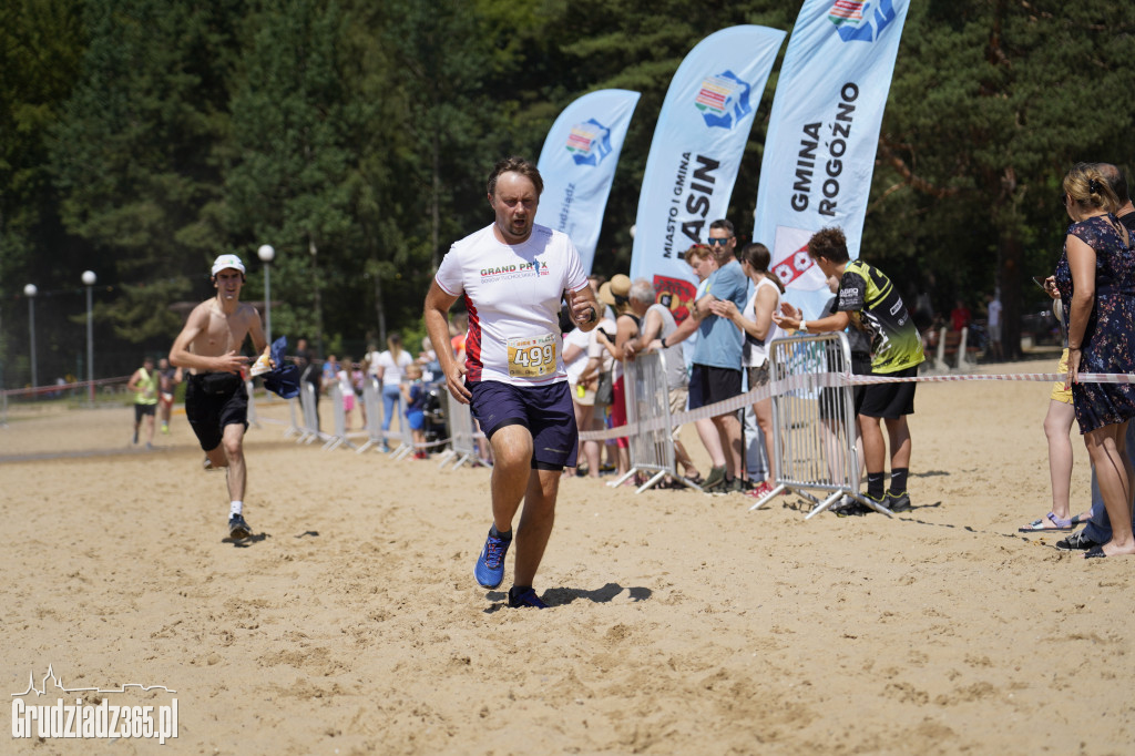 X Bieg 3 Plaż w Rudniku koło Grudziądza - zdjęcia na mecie