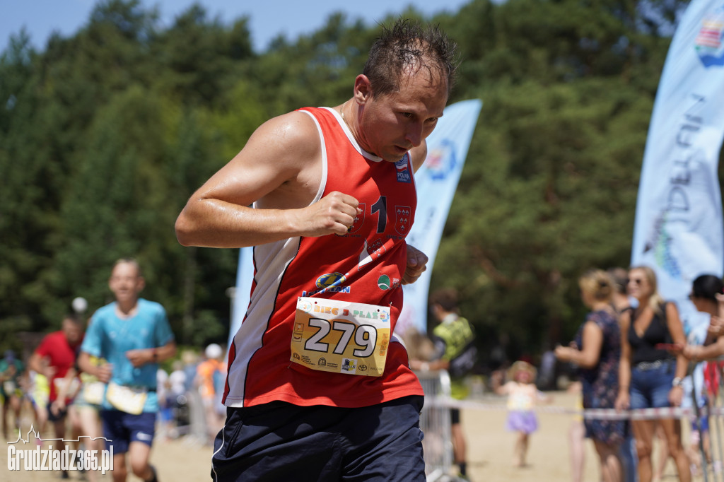 X Bieg 3 Plaż w Rudniku koło Grudziądza - zdjęcia na mecie