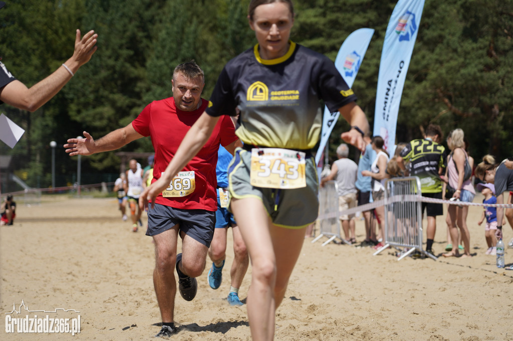 X Bieg 3 Plaż w Rudniku koło Grudziądza - zdjęcia na mecie