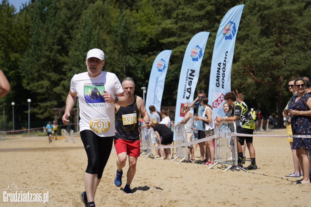 X Bieg 3 Plaż w Rudniku koło Grudziądza - zdjęcia na mecie