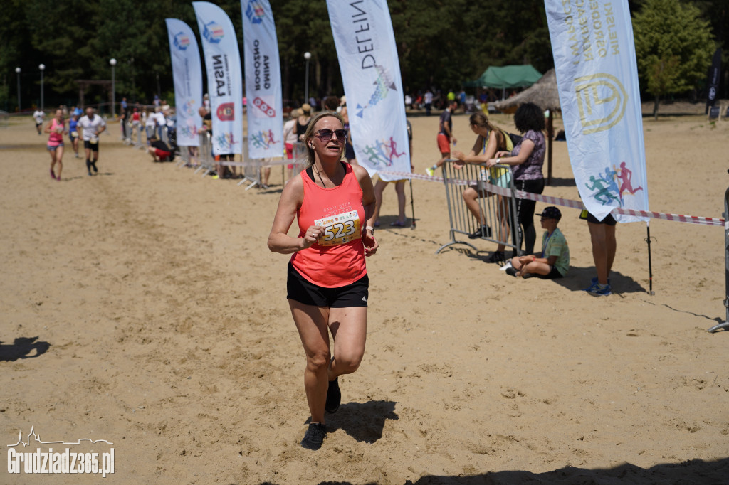 X Bieg 3 Plaż w Rudniku koło Grudziądza - zdjęcia na mecie