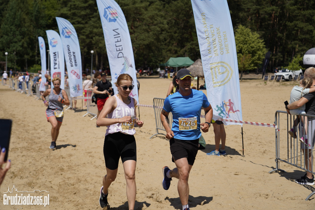 X Bieg 3 Plaż w Rudniku koło Grudziądza - zdjęcia na mecie