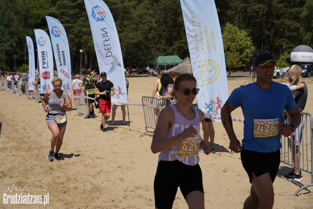 X Bieg 3 Plaż w Rudniku koło Grudziądza - zdjęcia na mecie