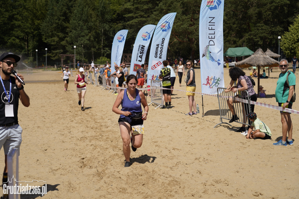 X Bieg 3 Plaż w Rudniku koło Grudziądza - zdjęcia na mecie