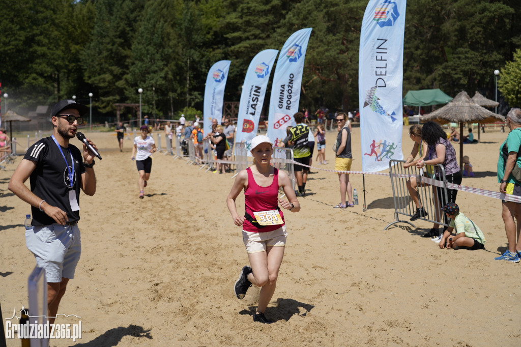 X Bieg 3 Plaż w Rudniku koło Grudziądza - zdjęcia na mecie