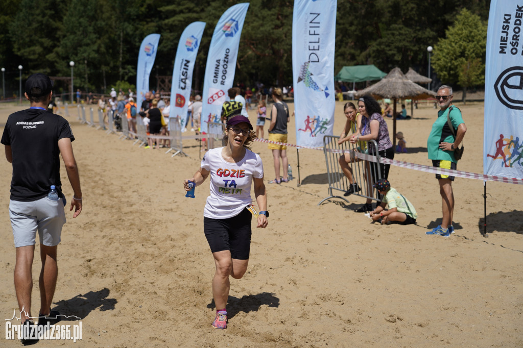X Bieg 3 Plaż w Rudniku koło Grudziądza - zdjęcia na mecie