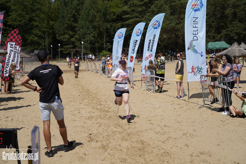 X Bieg 3 Plaż w Rudniku koło Grudziądza - zdjęcia na mecie