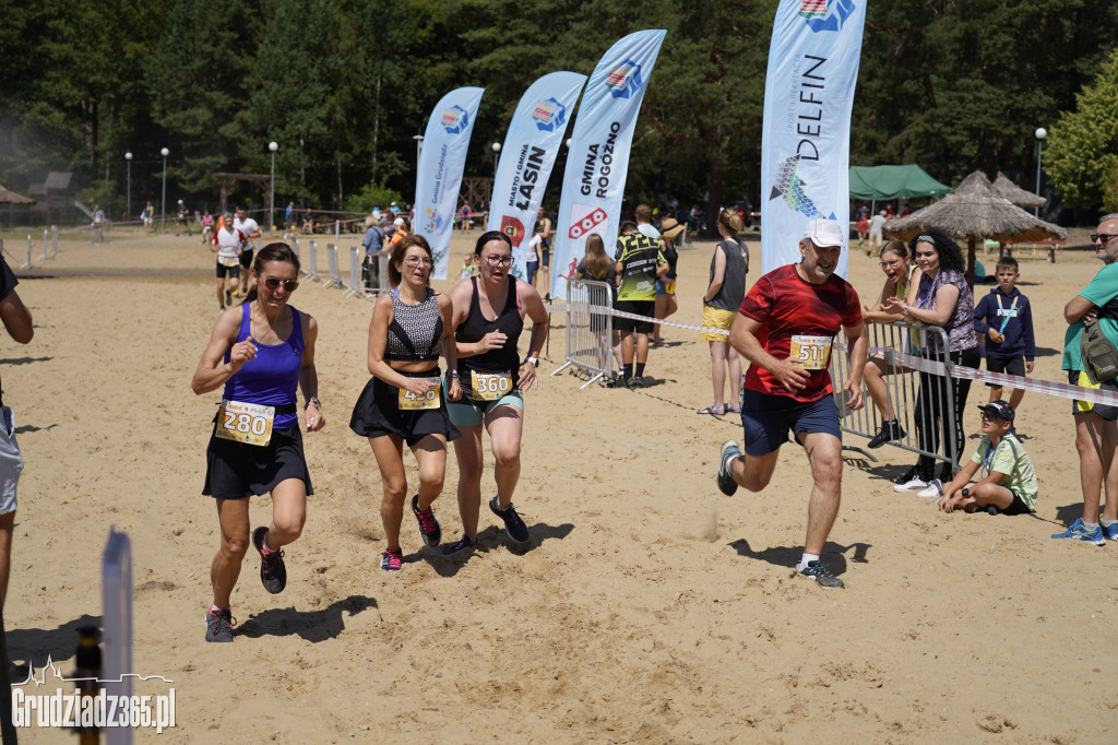 X Bieg 3 Plaż w Rudniku koło Grudziądza - zdjęcia na mecie