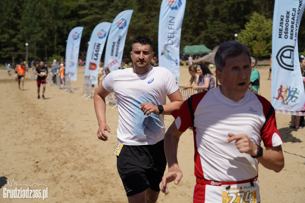 X Bieg 3 Plaż w Rudniku koło Grudziądza - zdjęcia na mecie
