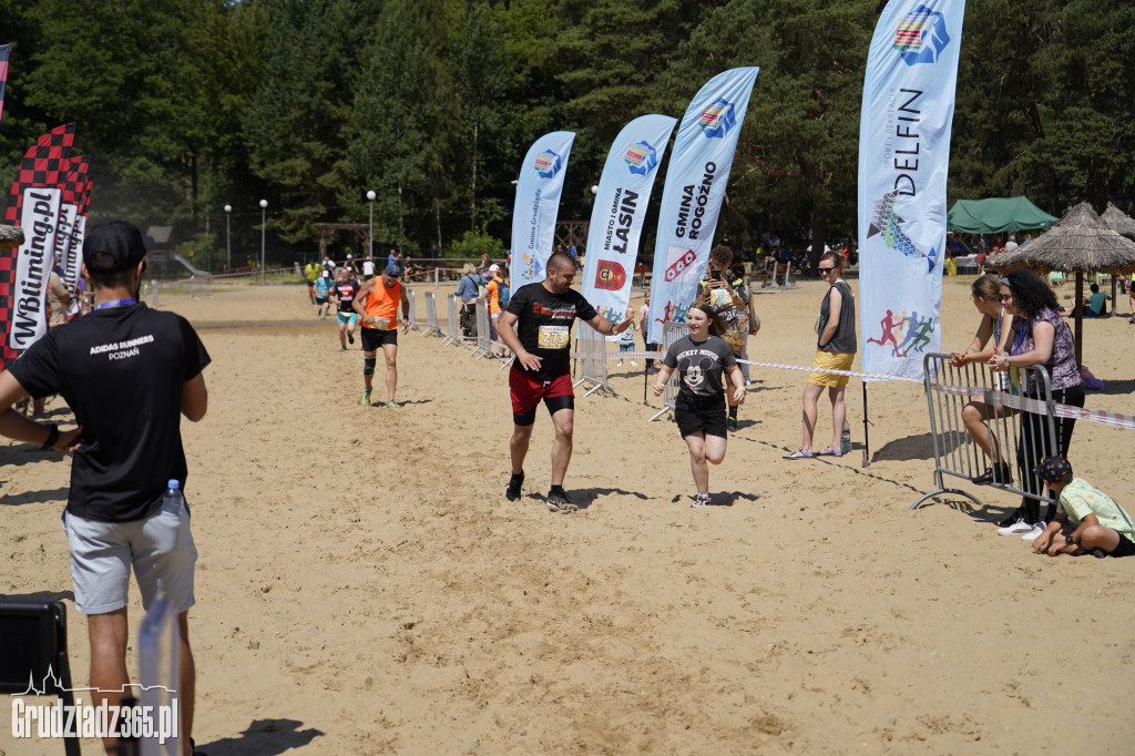 X Bieg 3 Plaż w Rudniku koło Grudziądza - zdjęcia na mecie