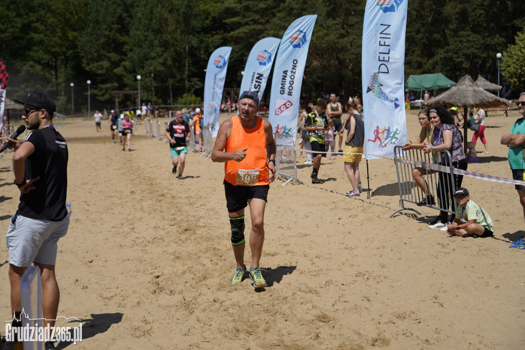 X Bieg 3 Plaż w Rudniku koło Grudziądza - zdjęcia na mecie