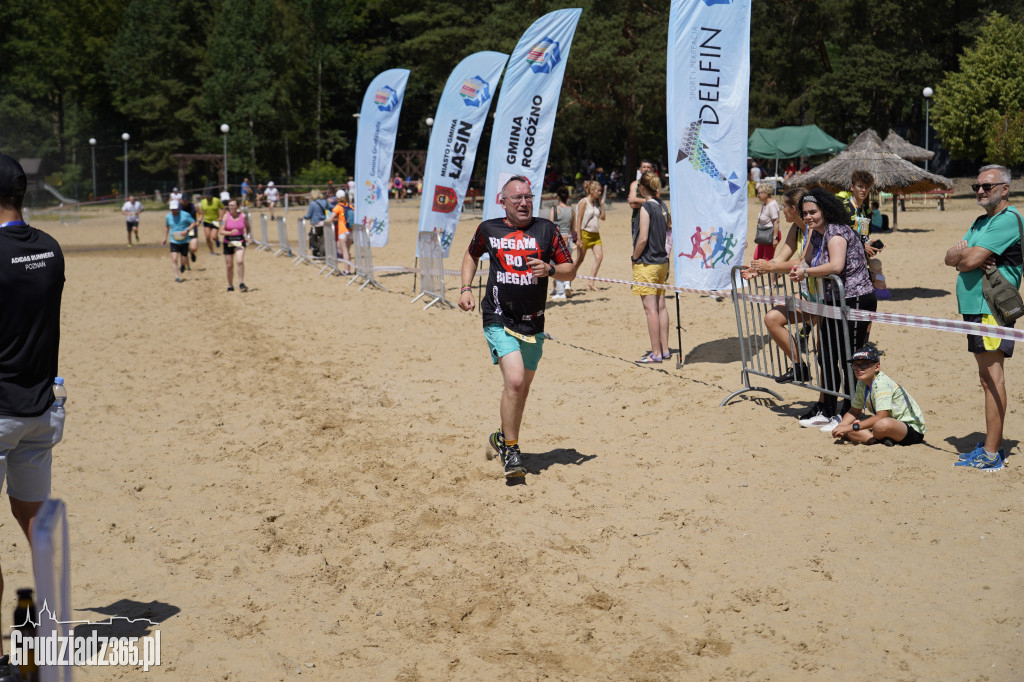 X Bieg 3 Plaż w Rudniku koło Grudziądza - zdjęcia na mecie