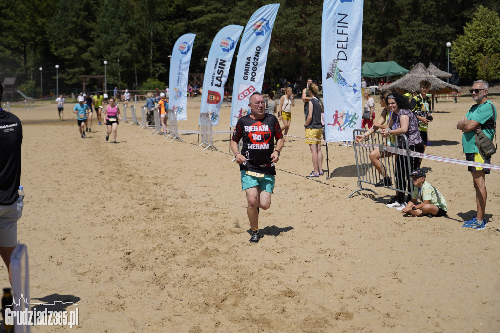 X Bieg 3 Plaż w Rudniku koło Grudziądza - zdjęcia na mecie