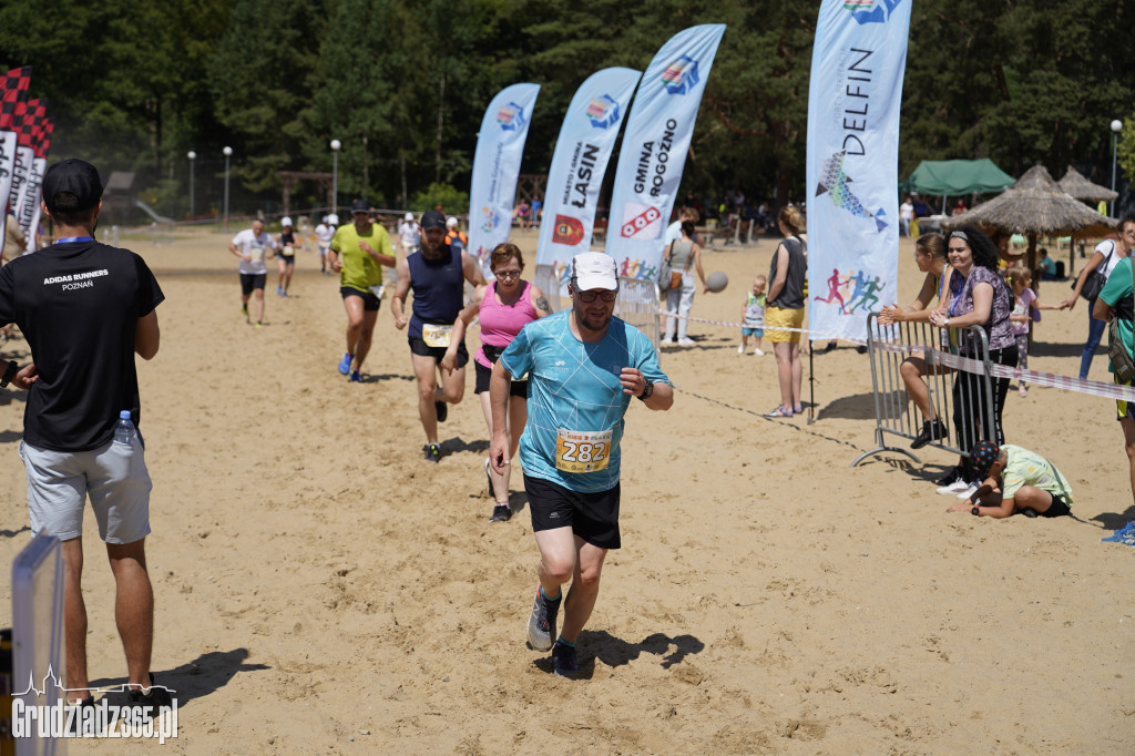 X Bieg 3 Plaż w Rudniku koło Grudziądza - zdjęcia na mecie