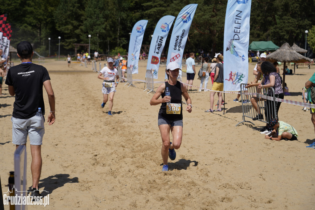X Bieg 3 Plaż w Rudniku koło Grudziądza - zdjęcia na mecie