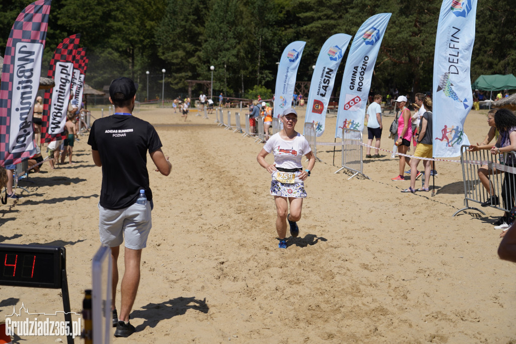 X Bieg 3 Plaż w Rudniku koło Grudziądza - zdjęcia na mecie
