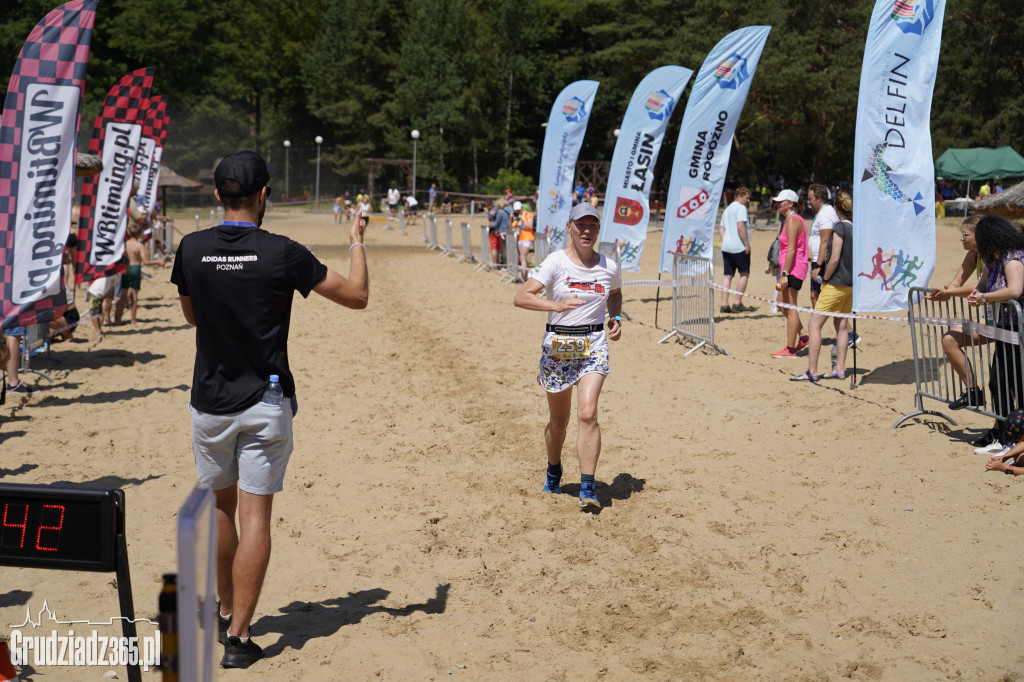 X Bieg 3 Plaż w Rudniku koło Grudziądza - zdjęcia na mecie