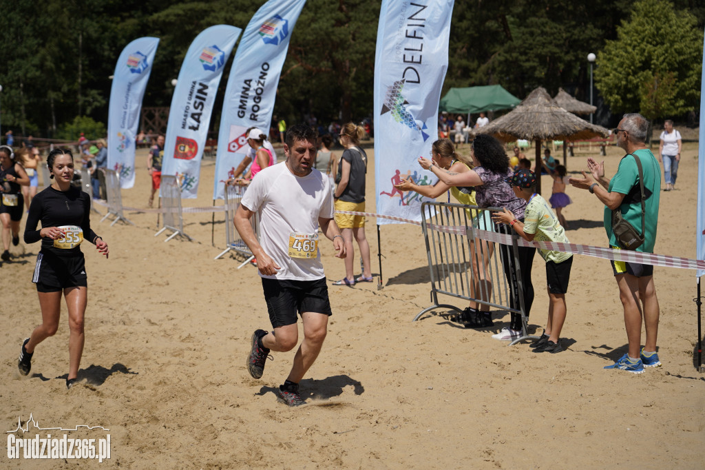 X Bieg 3 Plaż w Rudniku koło Grudziądza - zdjęcia na mecie