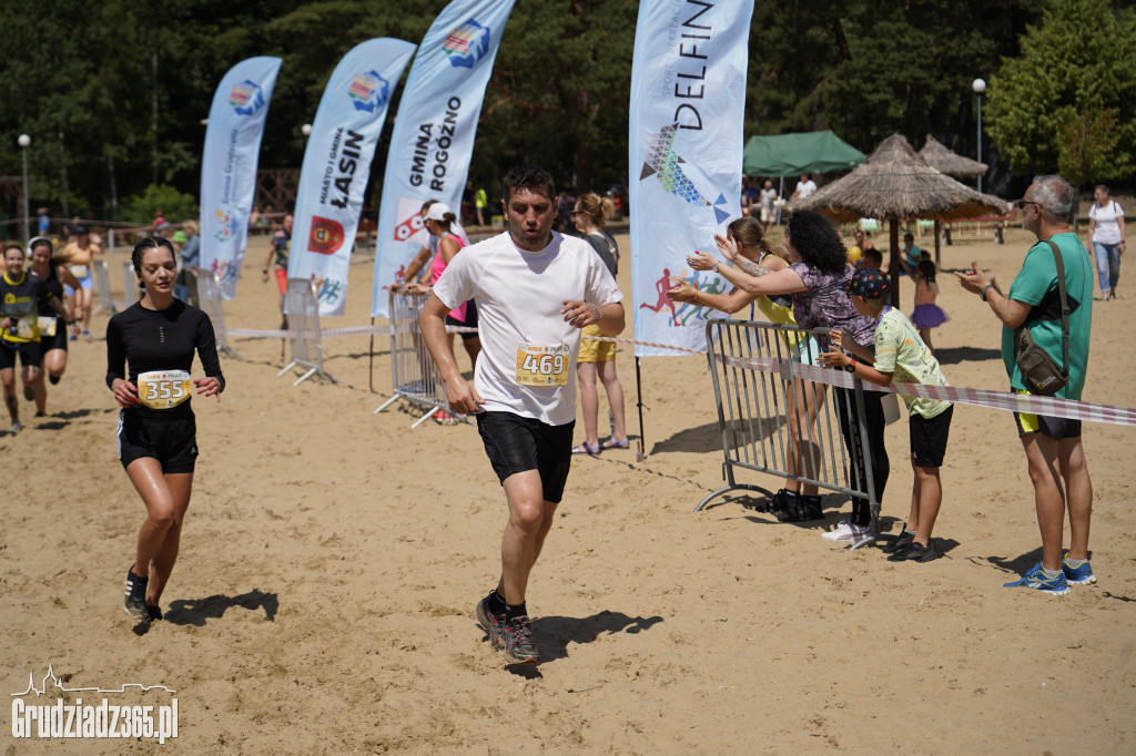 X Bieg 3 Plaż w Rudniku koło Grudziądza - zdjęcia na mecie
