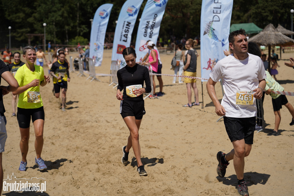 X Bieg 3 Plaż w Rudniku koło Grudziądza - zdjęcia na mecie