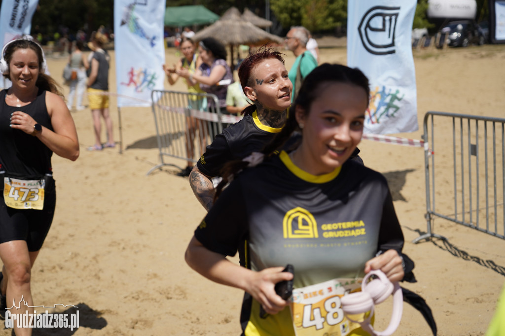 X Bieg 3 Plaż w Rudniku koło Grudziądza - zdjęcia na mecie