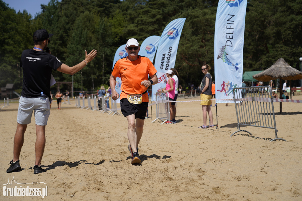 X Bieg 3 Plaż w Rudniku koło Grudziądza - zdjęcia na mecie