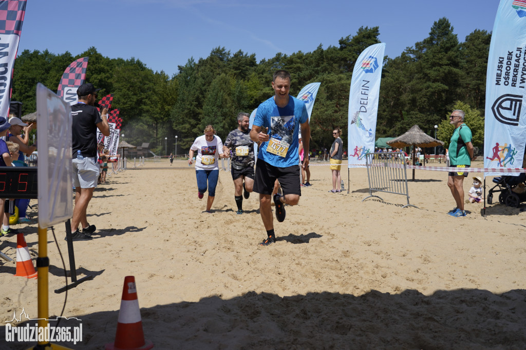 X Bieg 3 Plaż w Rudniku koło Grudziądza - zdjęcia na mecie