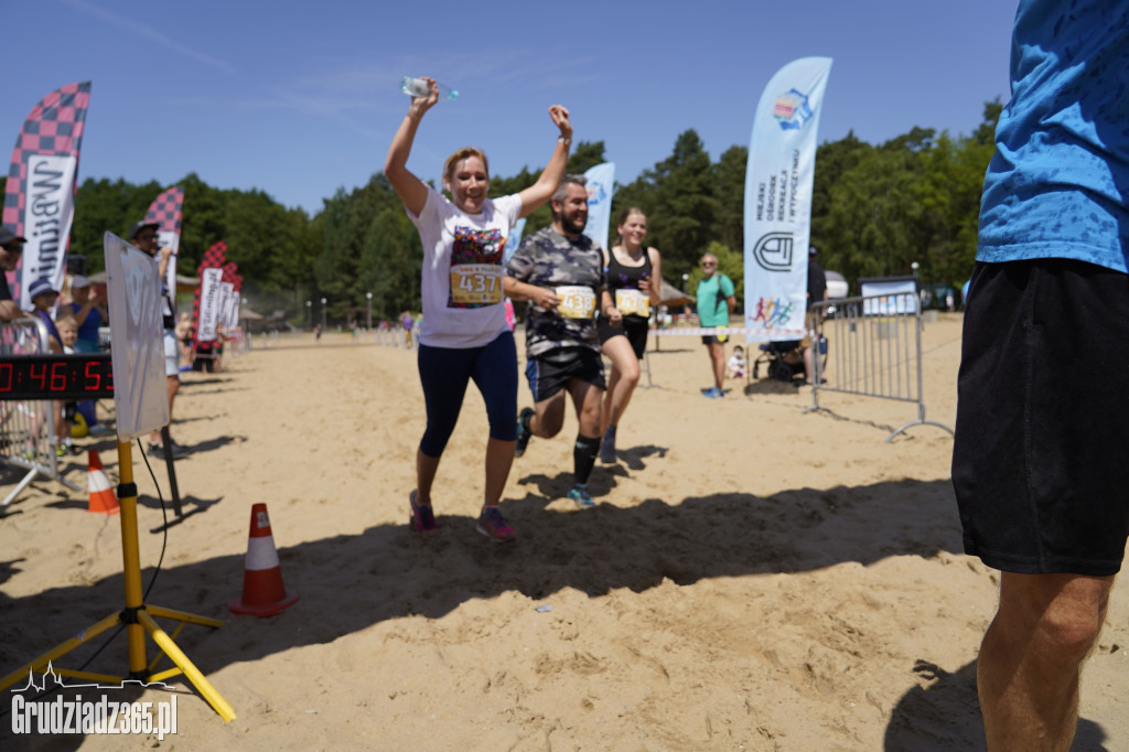 X Bieg 3 Plaż w Rudniku koło Grudziądza - zdjęcia na mecie