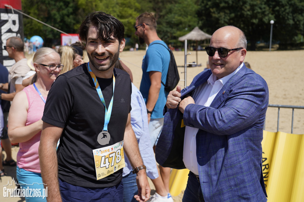 X Bieg 3 Plaż w Rudniku koło Grudziądza - zdjęcia na mecie